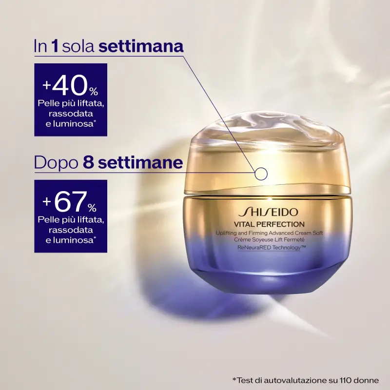 Vital Perfection Uplifting and Firming Advanced Cream Soft - Trattamento antietà pelli mature, Trattamento viso effetto lifting, Crema antiru miniatura 3