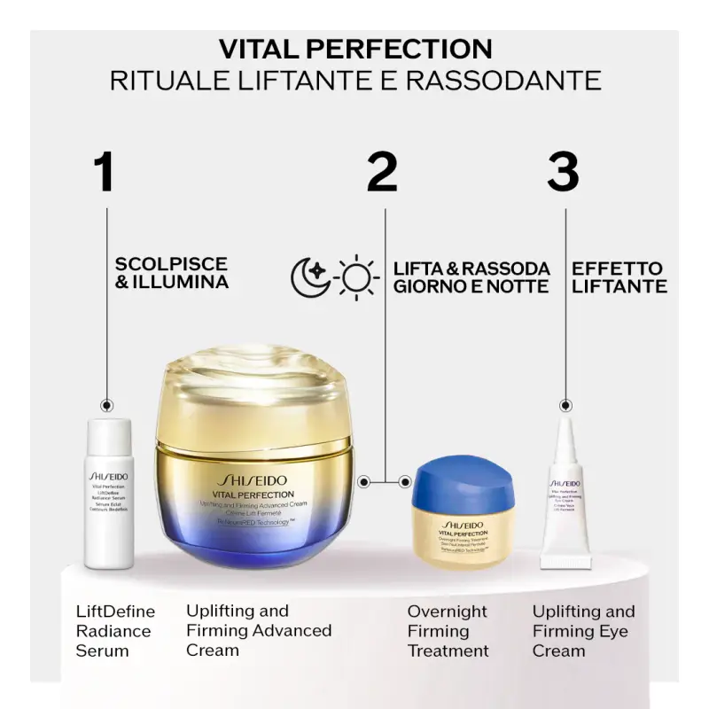 Vital Perfection Vital Perfection Advanced Pouch Set - Trattamento viso effetto lifting, Cofanetto antirughe miniatura 3