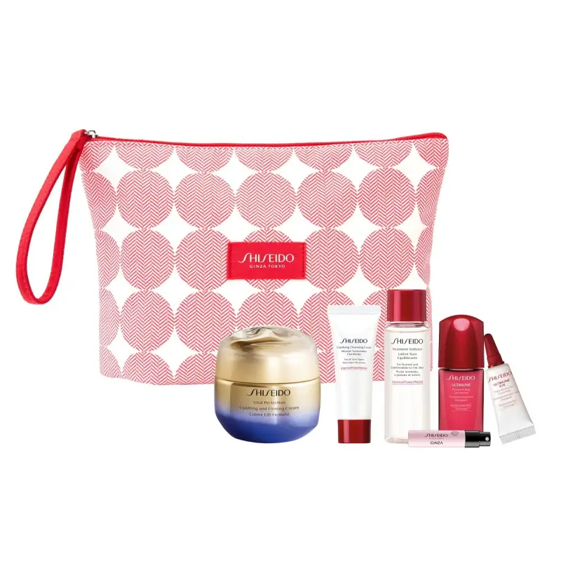 Vital Perfection Vital Perfection Pouch Set - Trattamento antietà pelli mature,Trattamento viso effetto lifting,Crema antirughe,Cofanetto a