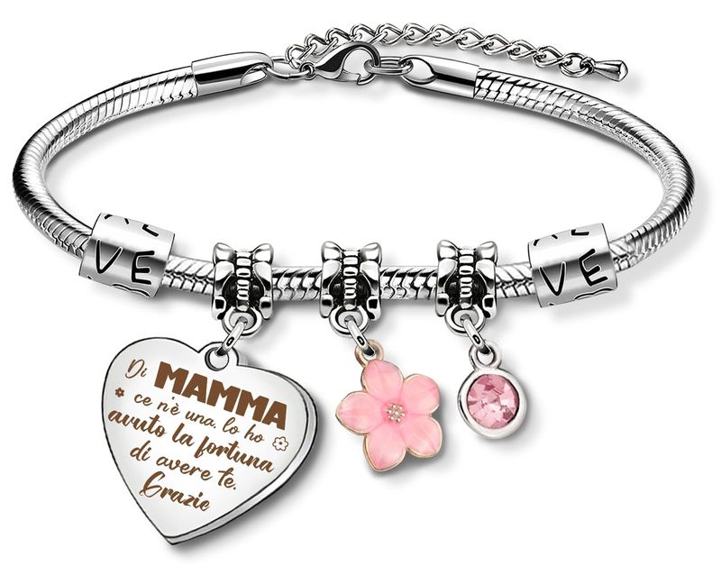 SHIYOUO Bracciale Regalo Mamma