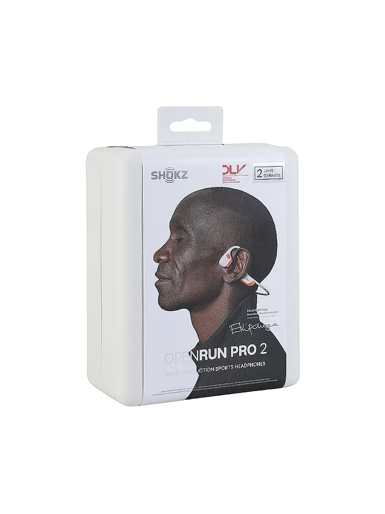 Cuffie sportive a conduzione ossea OpenRun Pro2 arancione