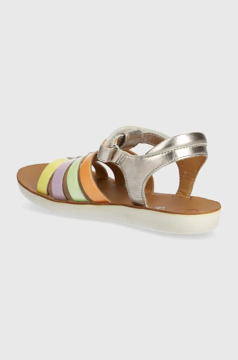 sandali in pelle bambino/a GOA SPART colore oro miniatura 3