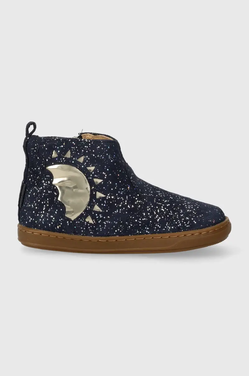scarpe basse in pelle scamosciata bambini Blu navy