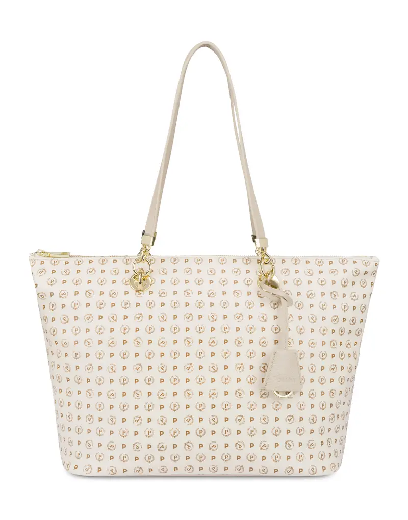 Shopping bag Heritage Soft Touch AVORIO/AVORIO, one_size, Pollini
