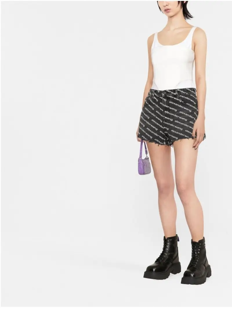 Shorts alexander wang miniatura 3