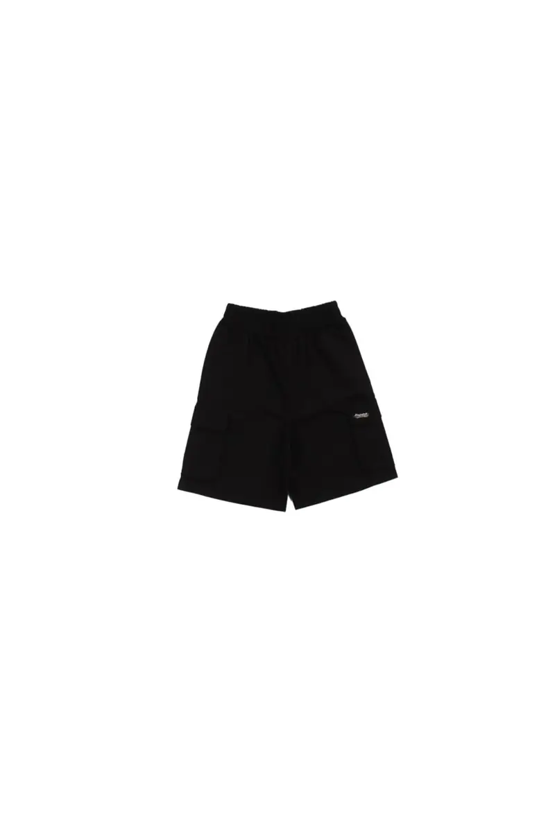 Shorts Bambina DISCLAIMER Nero Cargo con molla