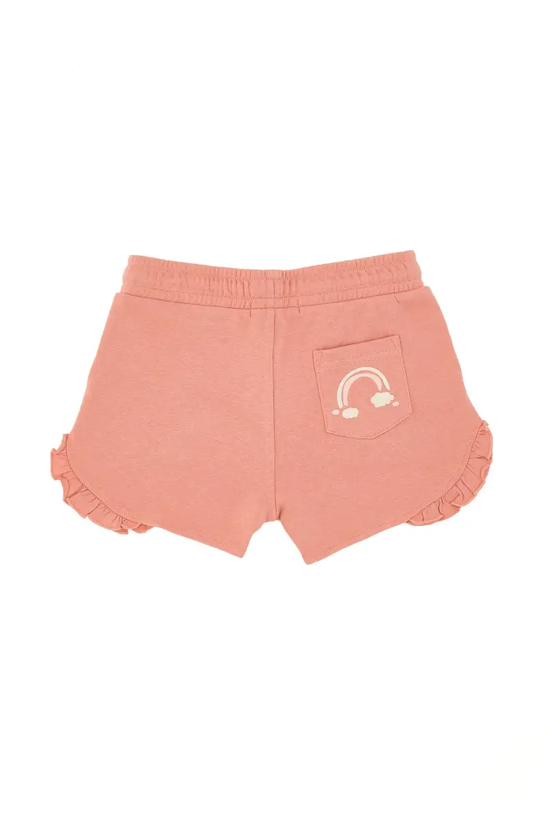 Shorts Rosa con Volant e Stampa Pitt Kids PT-G-SP-05085 miniatura 2