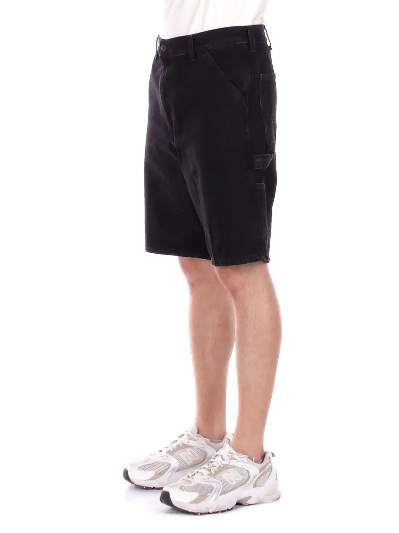 Shorts Uomo CARHARTT WIP Black Single knee short miniatura 2