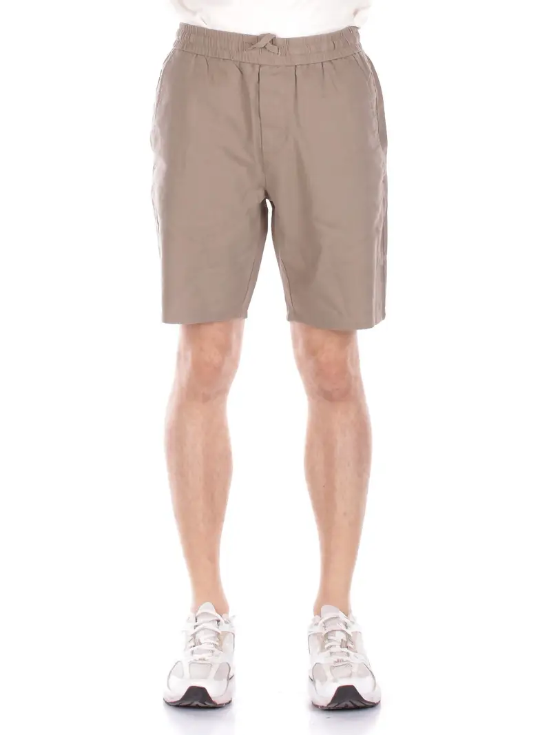 Shorts Uomo ONLY & SONS Beige Onslinus 0007 cot lin shorts n