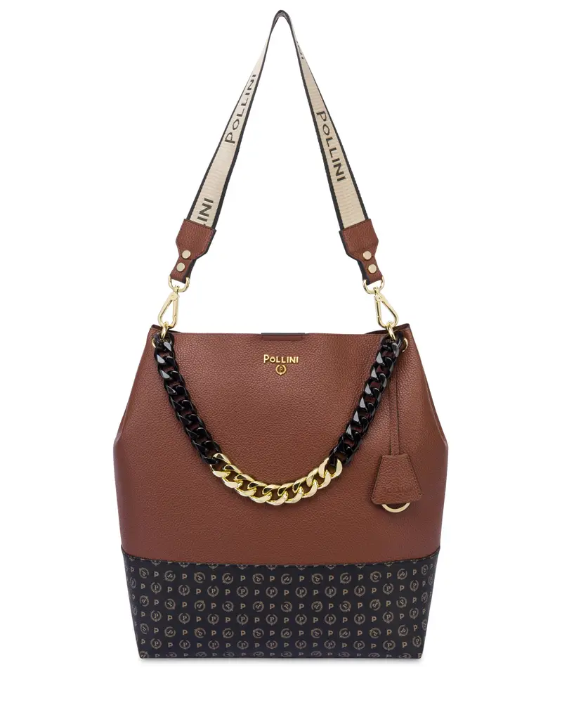 Shoulder Bag Darlene MARRONE/NERO, one_size, Pollini