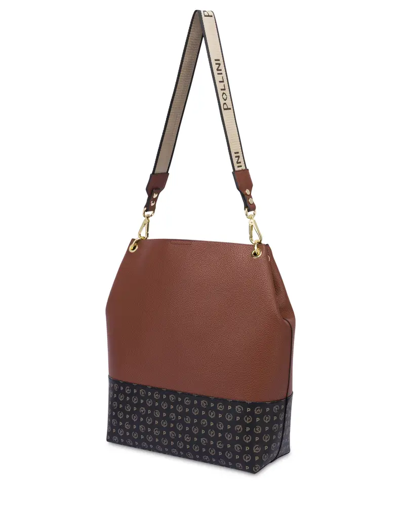 Shoulder Bag Darlene MARRONE/NERO, one_size, Pollini miniatura 2
