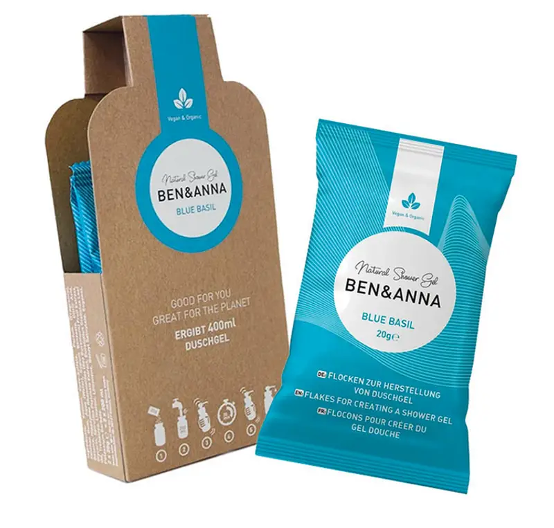 Shower Gel Flakes Blue Basil 400ml