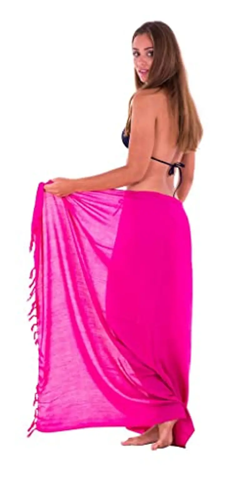 SHU-SHI - Pareo/Prendisole - Donna - Taglia Unica - Rosa Acceso miniatura 3