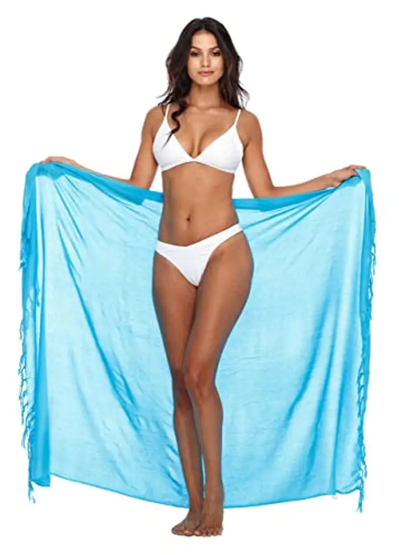 SHU-SHI - Pareo/Prendisole - Donna - Taglia Unica - Turchese miniatura 3