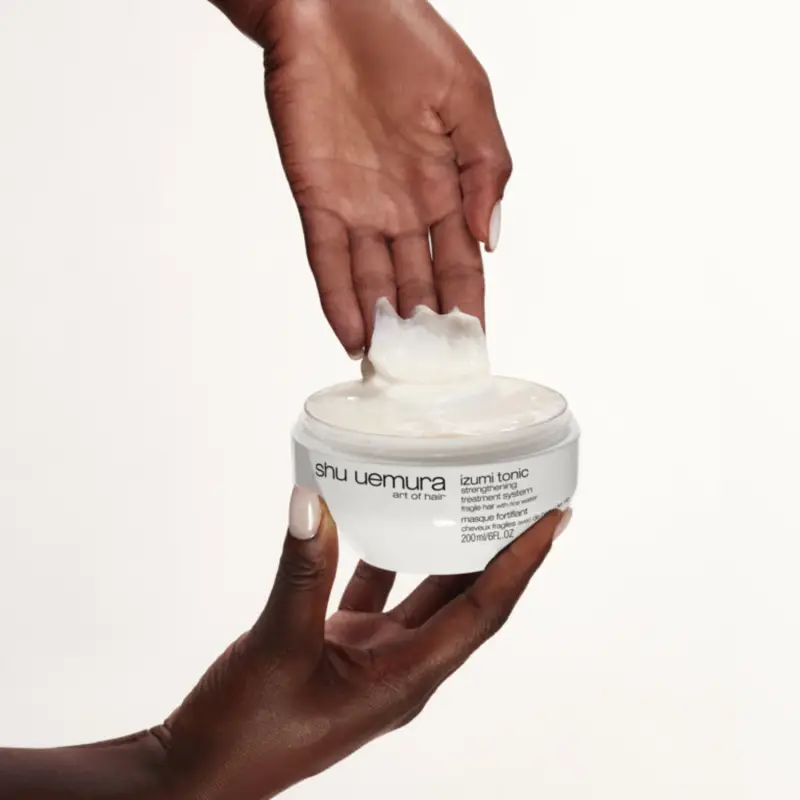 Izumi Tonic Strengthening Treatment System - Maschera capelli rinforzante, Capelli fini miniatura 5