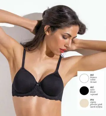 Balconcino con imbottitura spacer e pizzo SieLei Allure 2686 Coppa B-C