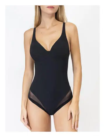 Body con ferretto in micro effetto modellante SieLei EveryBody 1868 Coppa C e D