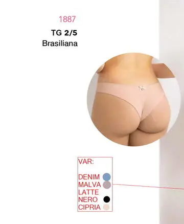 Brasiliana in micro operata e pizzo SieLei Darling 1887