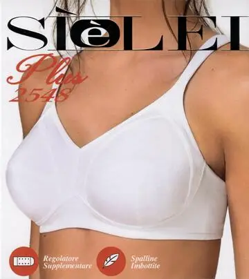 Reggiseno donna calibrato in microfibra SieLei Plus 2548 Coppa C e D