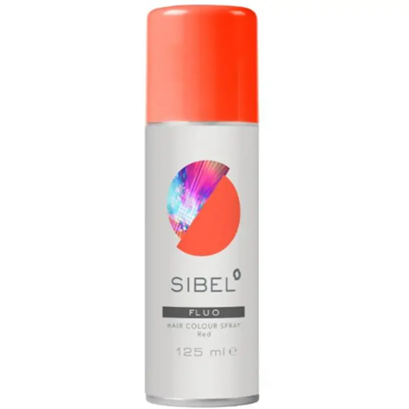 Sibel - Hair colour spray 125 ml - Fluo Red
