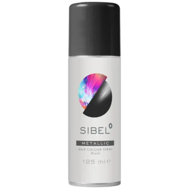 Sibel - Hair colour spray 125 ml - Metallic Black