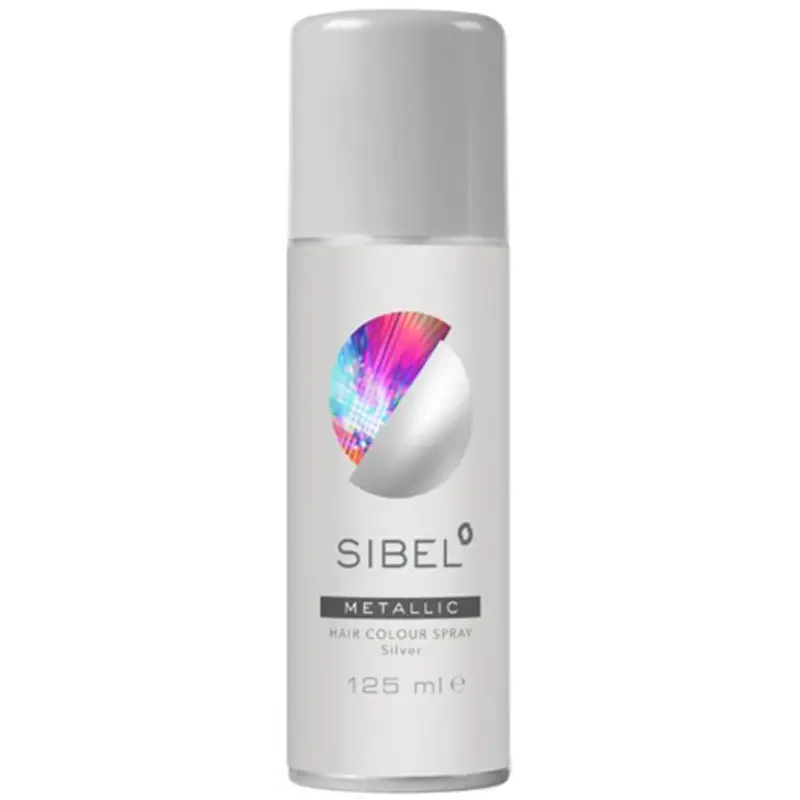 Sibel - Hair colour spray 125 ml - Metallic Silver