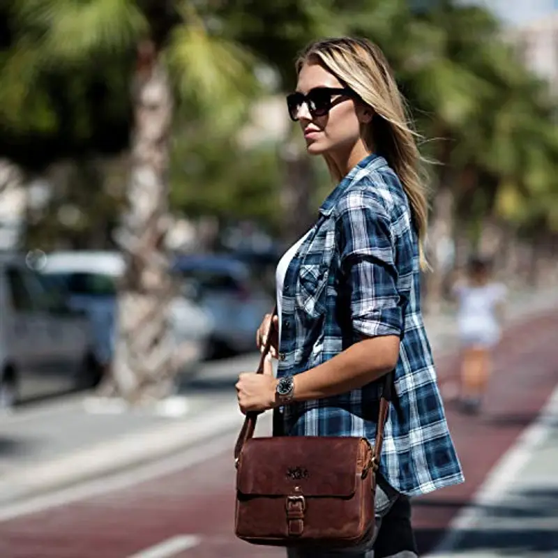 SID & VAIN Borsello Donna Marrone 1204136 miniatura 3