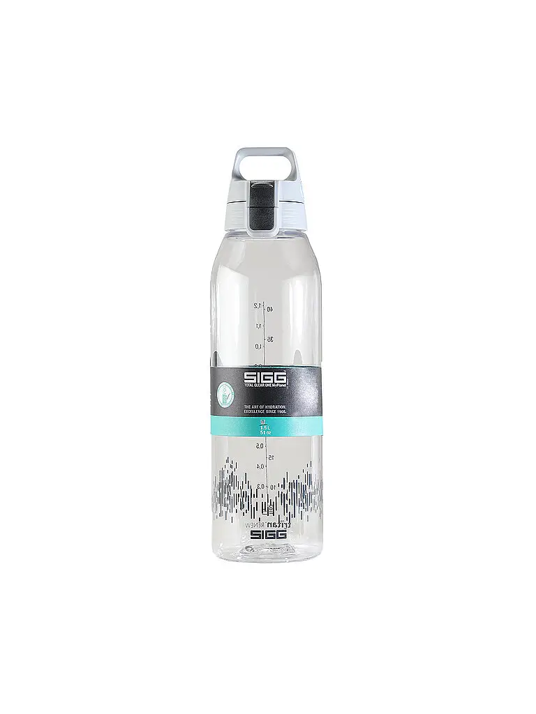 Borraccia Total Clear ONE MyPlanet Aqua 1500ml grigio
