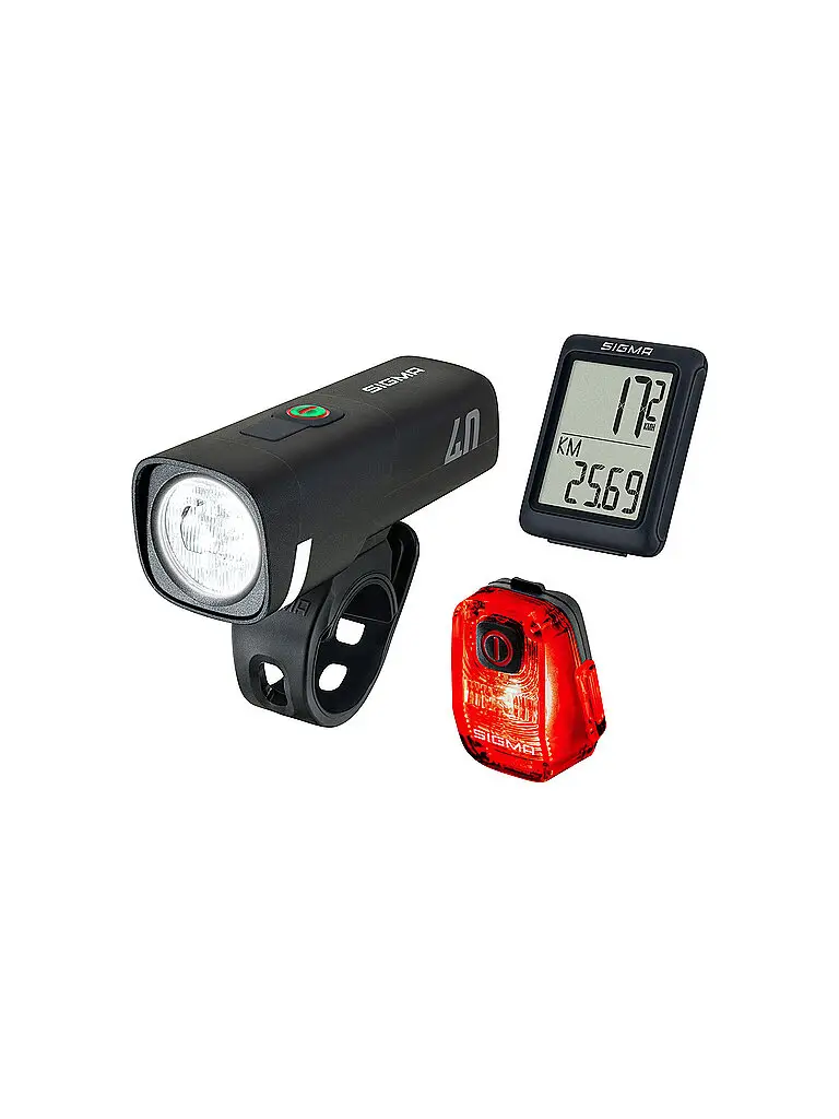 Set bici Ride Safe To School Bundle AURA 40, HIRO 10, BC 5 0 WR nero