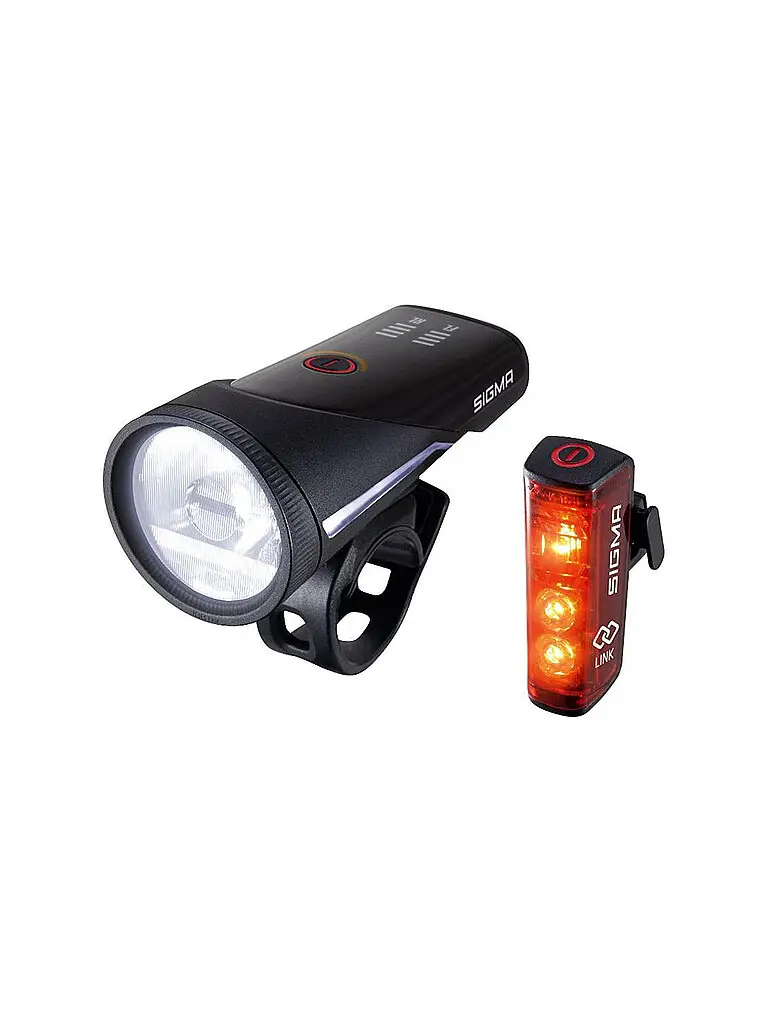 Set luci per bici Aura 100 Blaze Link Wireless nero