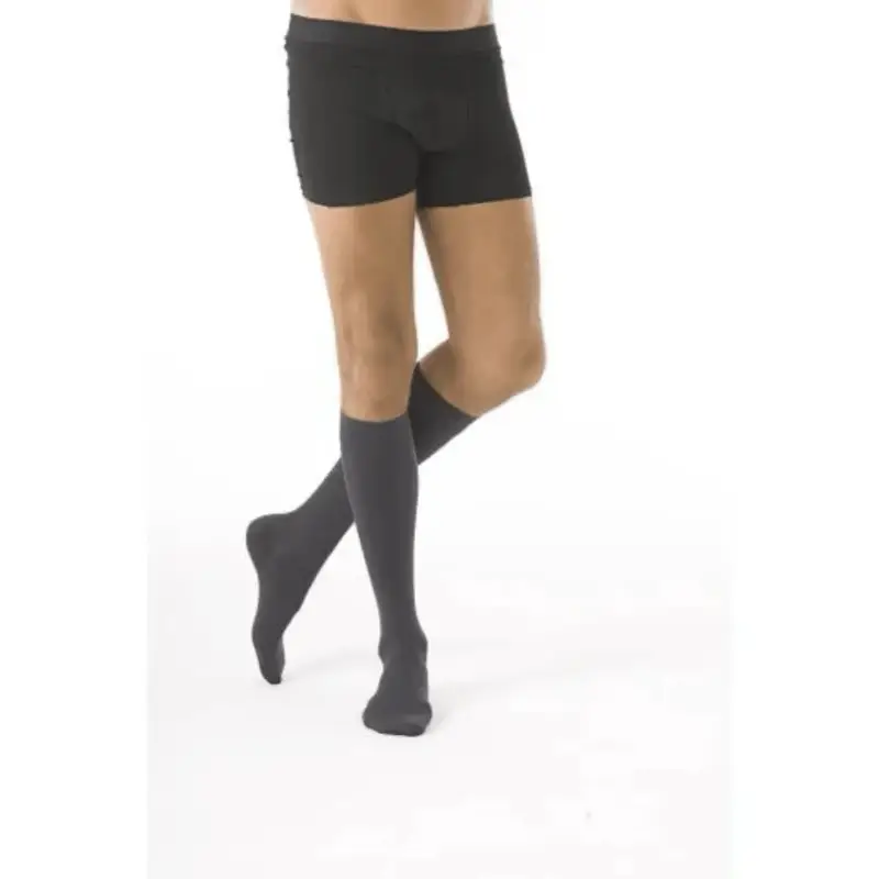 Urban New Calzini di Contenimento per Uomo Lungo Grigio Antracite M