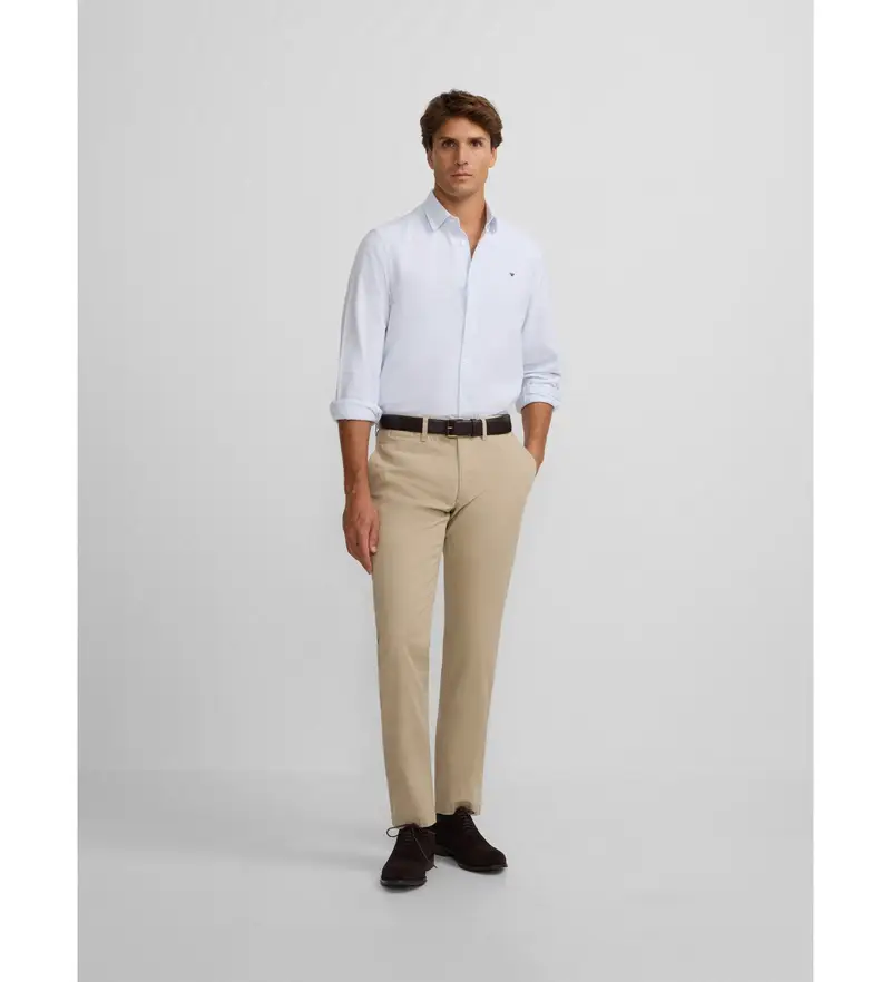 per uomo 133611 Pantaloni chino casual beige (38), Cotone