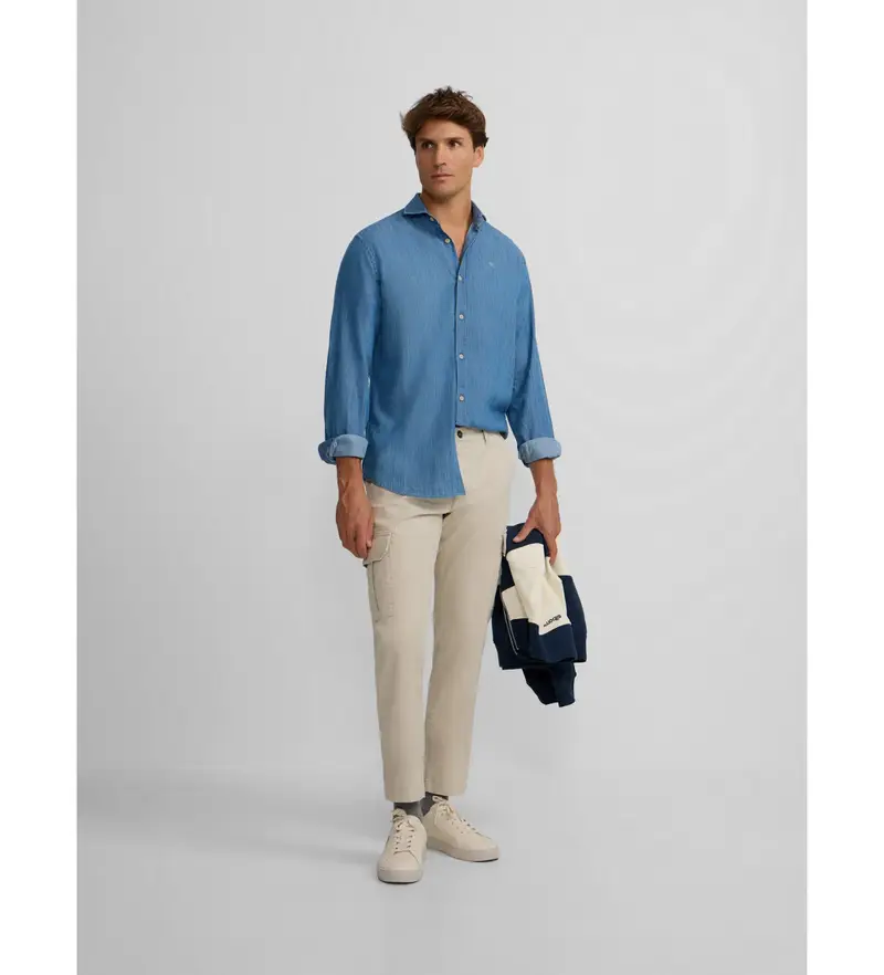 Silbon Pantaloni cargo Uomo Beige 4036264