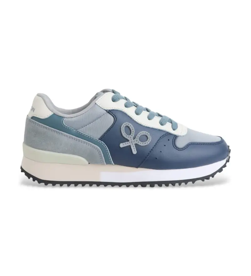per uomo 133644 Scarpe da corsa in pelle blu (40), Basso, Stringhe, Casual