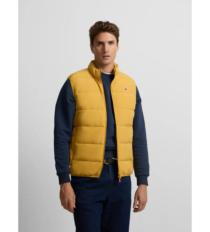 Silbon Gilet Uomo Giallo 4046703