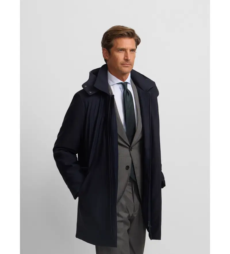 Silbon Parka Uomo Blu 4138627