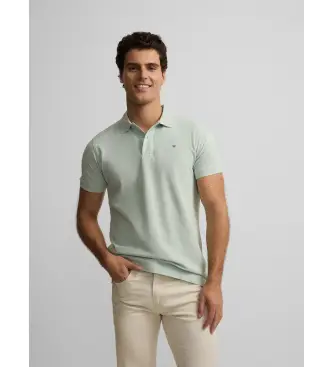 per uomo S261011002098 Polo classica azzurra semplice (S), Blu, Casual, Cotone, Manica corta