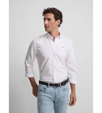 per uomo S261020508307 camicia sportiva oxford a righe rosa (S), Casual, Cotone, Manica lunga