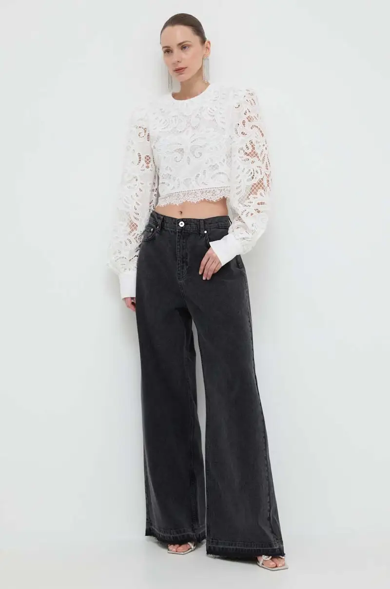 camicetta donna colore bianco miniatura 2