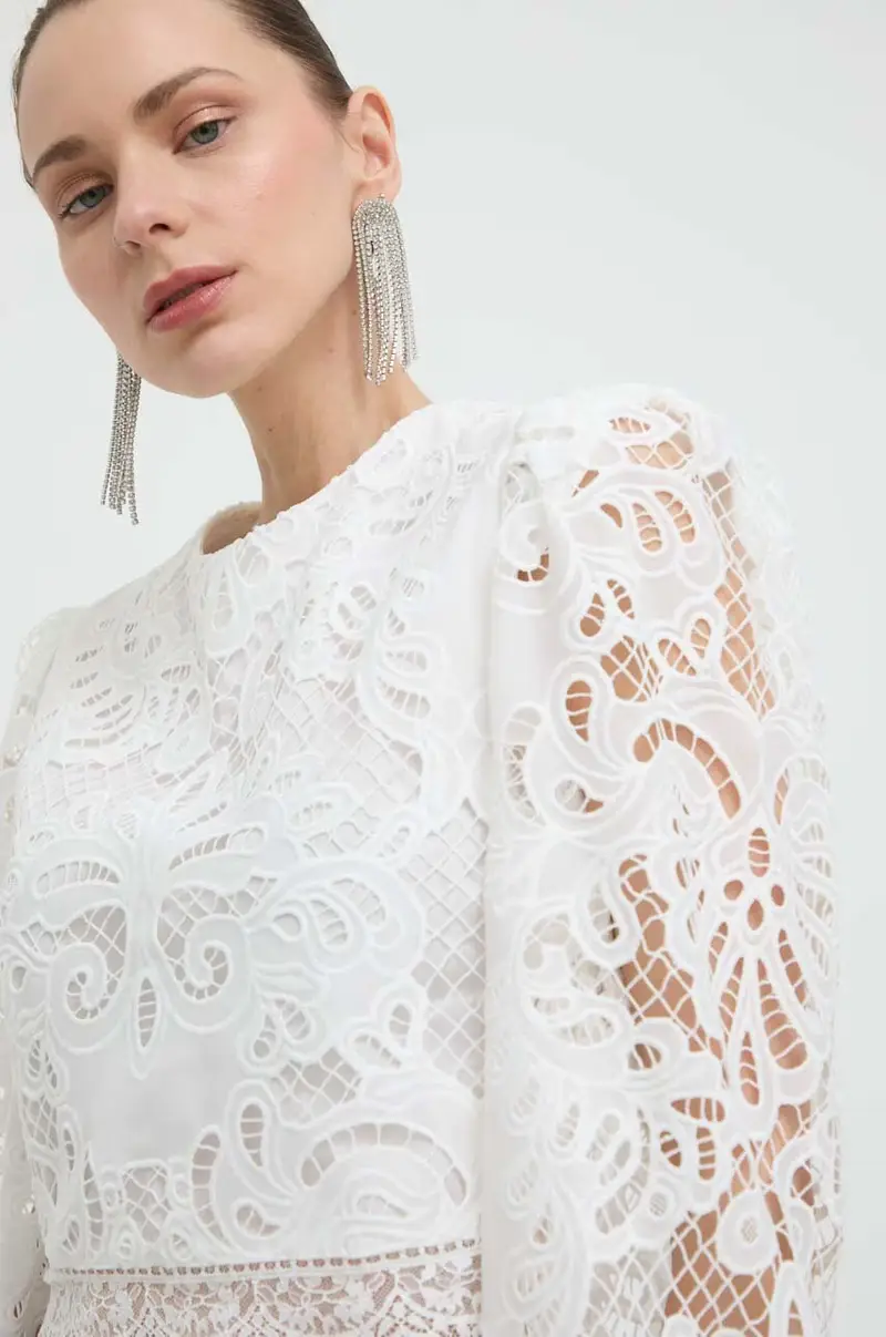 camicetta donna colore bianco miniatura 4