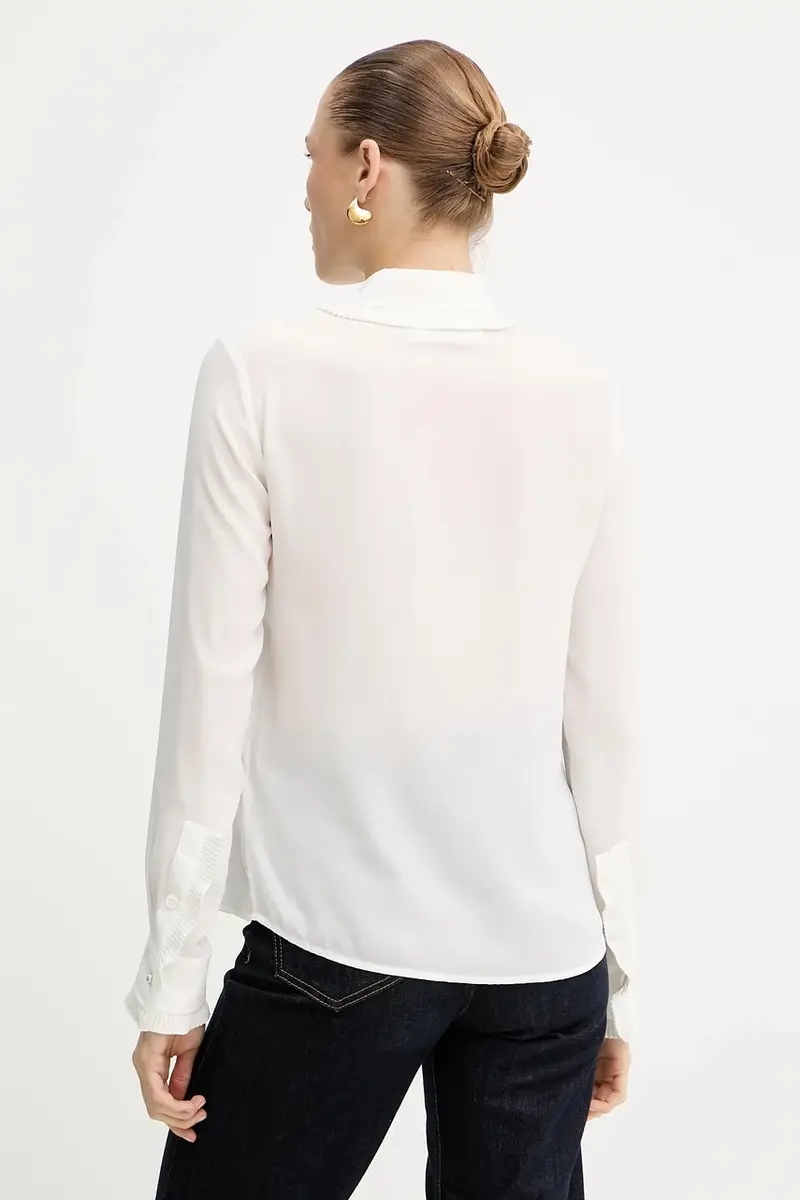 camicia BISSIGA donna colore bianco GPA25134CA miniatura 3