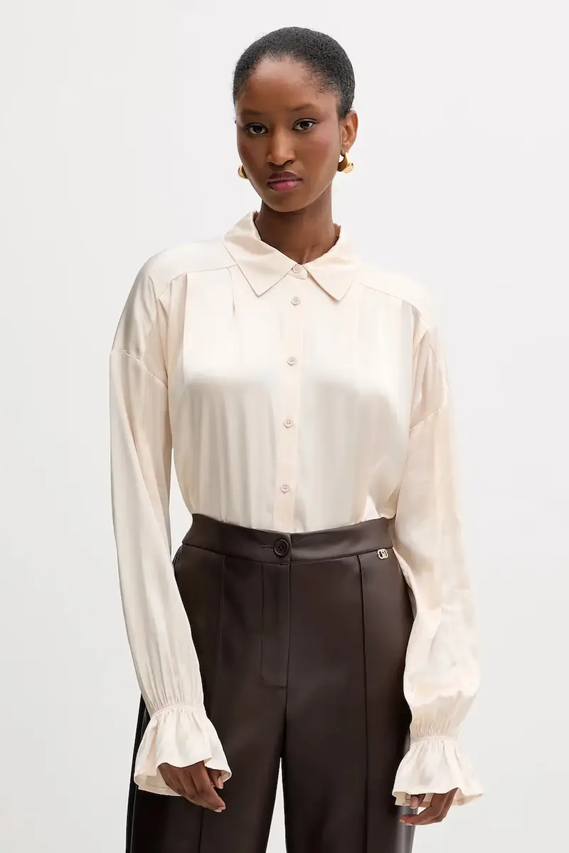 camicia BOTHA donna colore beige GPA25318CA