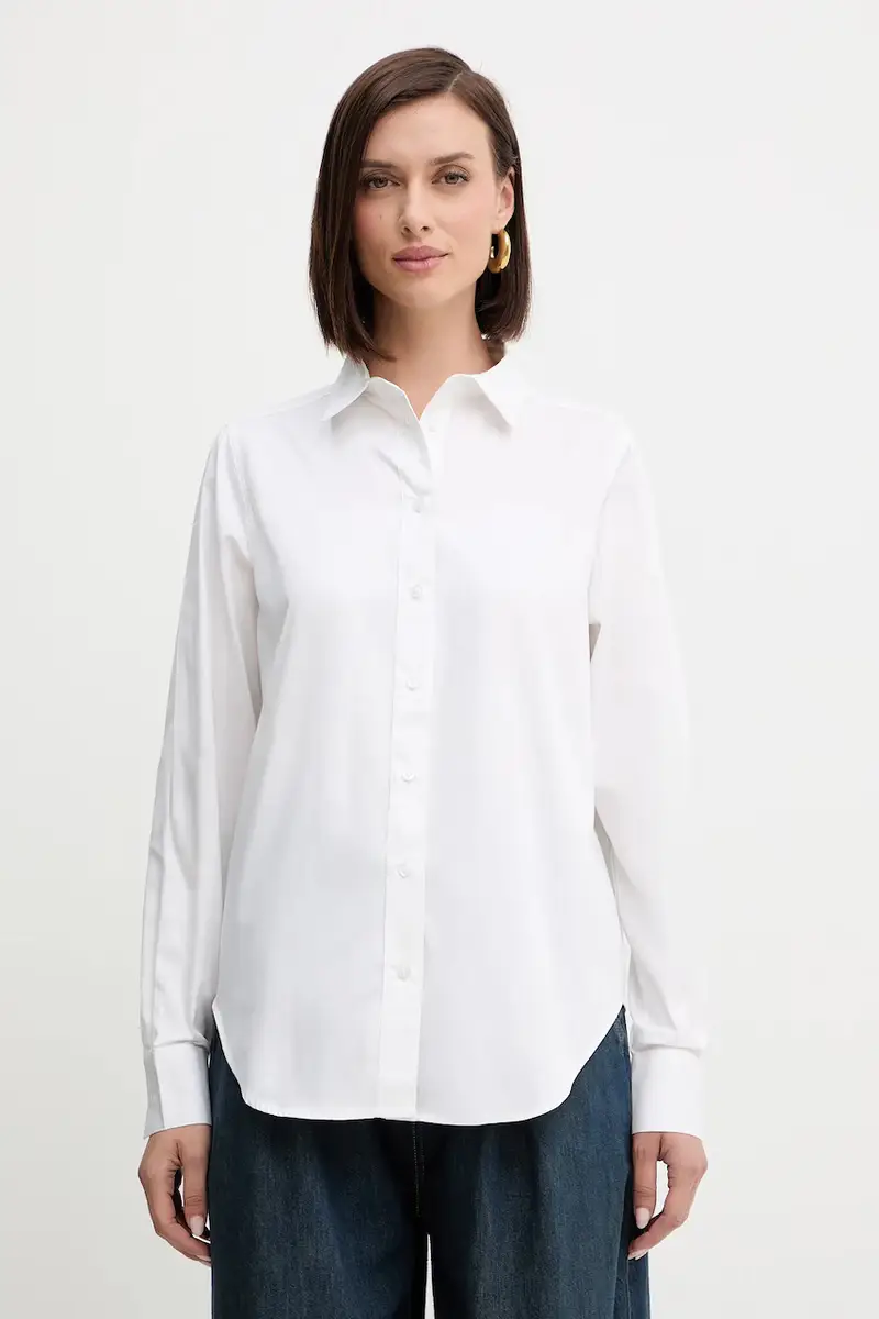 camicia in cotone SEDOG donna colore bianco GPA25074CA
