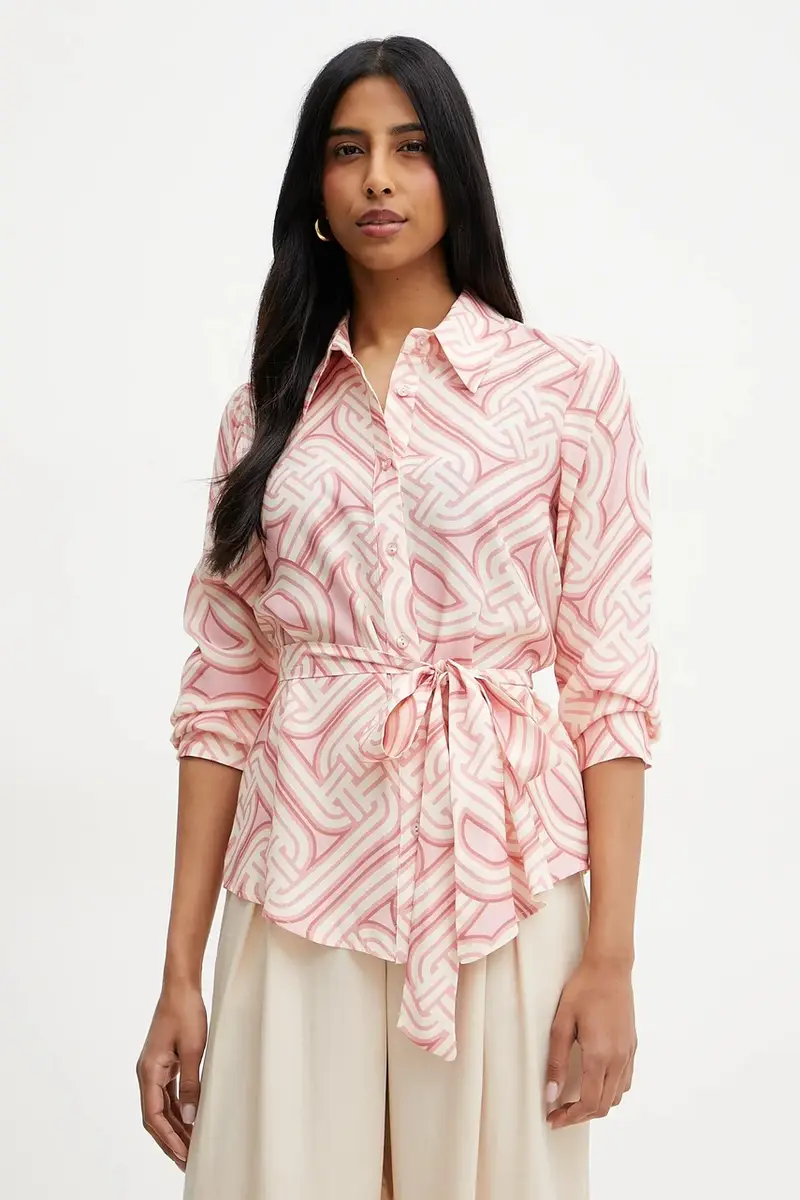 camicia LOVENI donna colore beige GPP25363BL