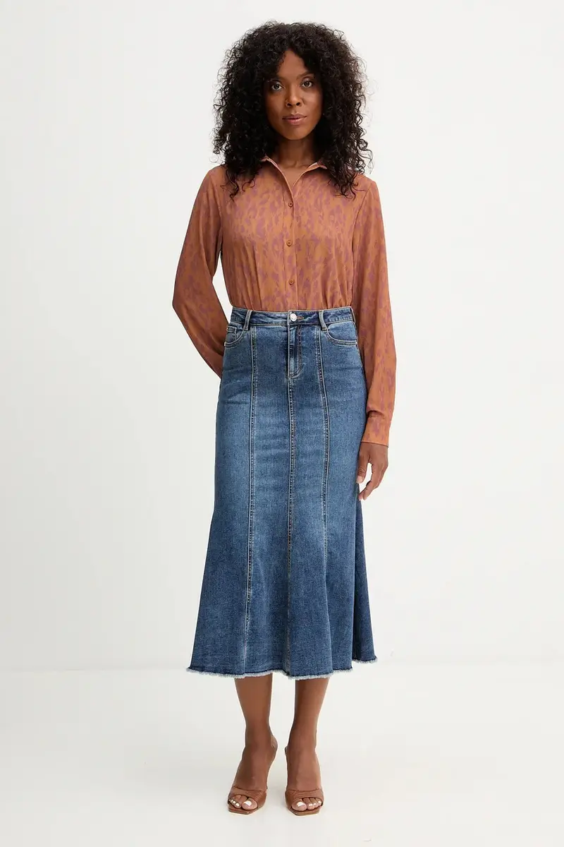 camicia RAPANE donna colore marrone GPA25413CA miniatura 2