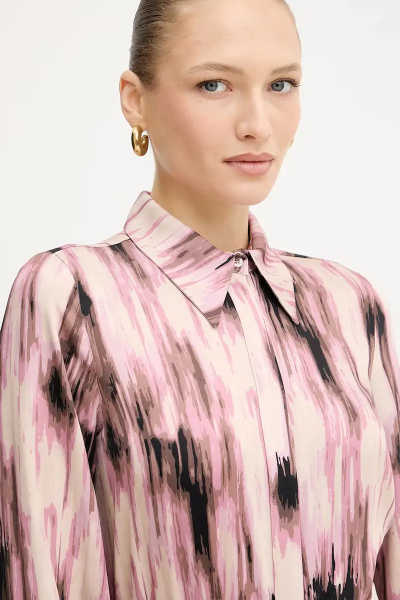 camicia TONGEA donna colore rosa GPA25458CA miniatura 4