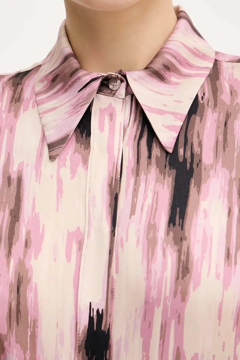 camicia TONGEA donna colore rosa GPA25458CA miniatura 5