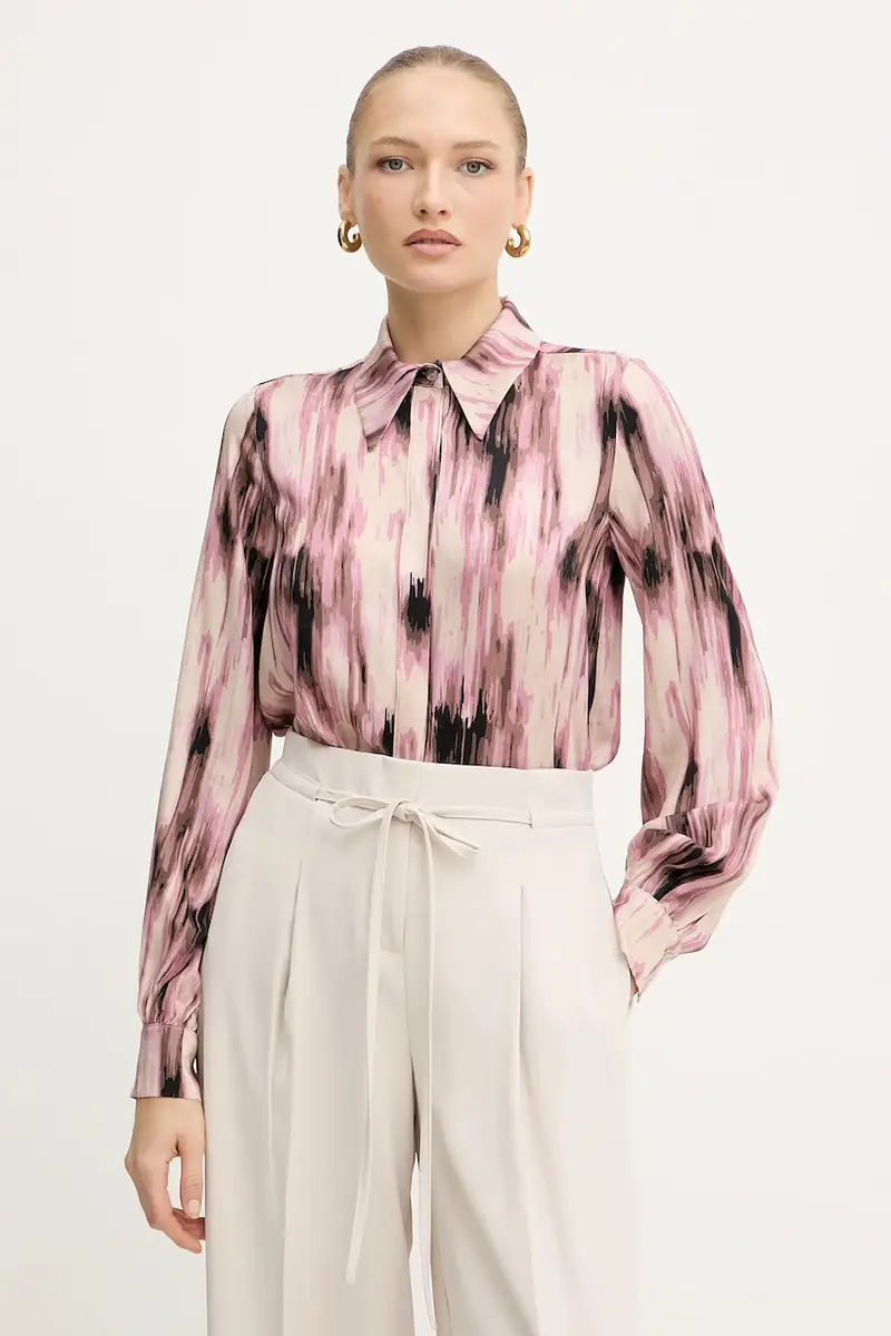 camicia TONGEA donna colore rosa GPA25458CA