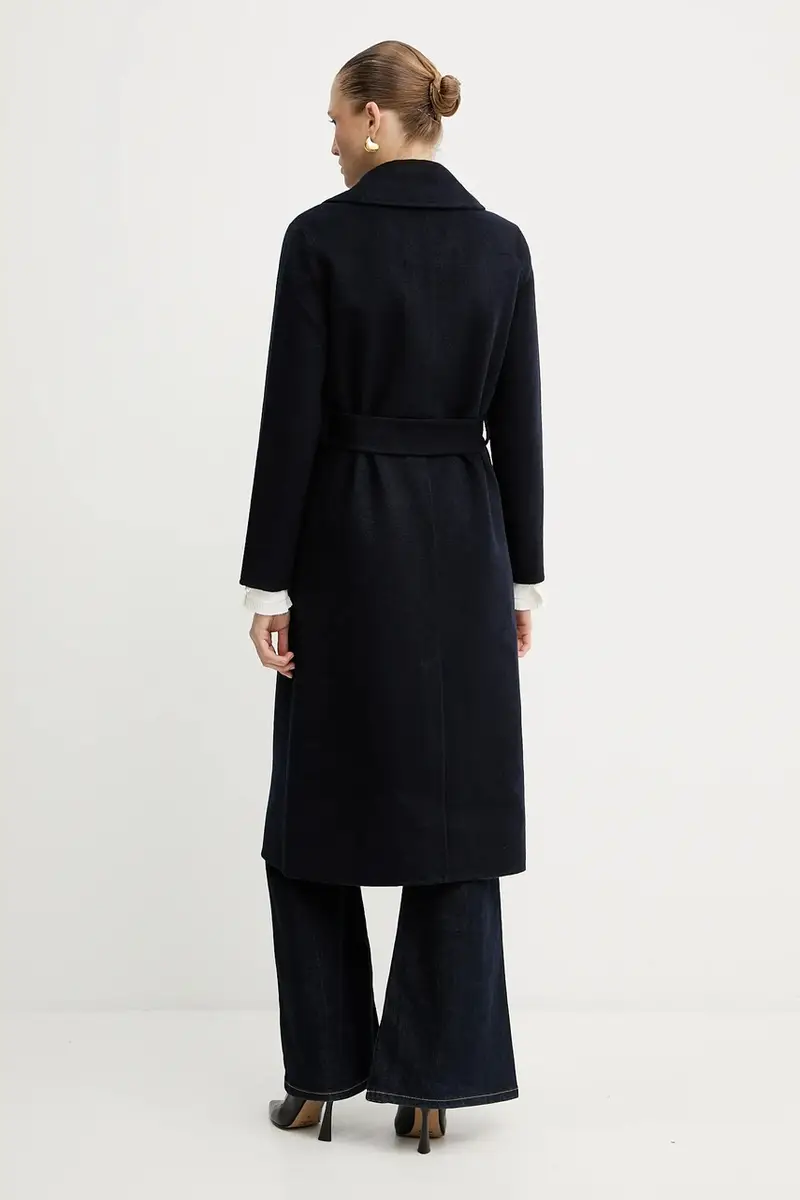 cappotto in lana GOITIA colore blu navy GPA25329CP miniatura 3