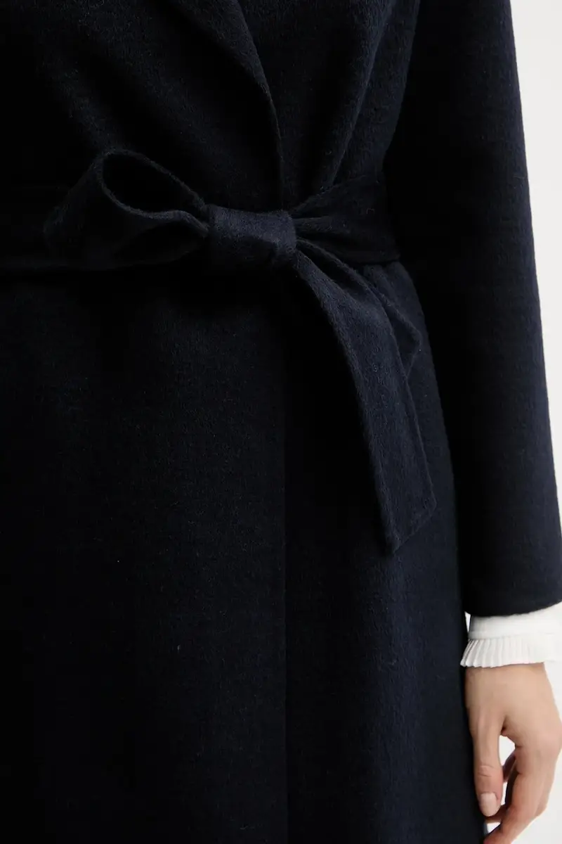 cappotto in lana GOITIA colore blu navy GPA25329CP miniatura 5